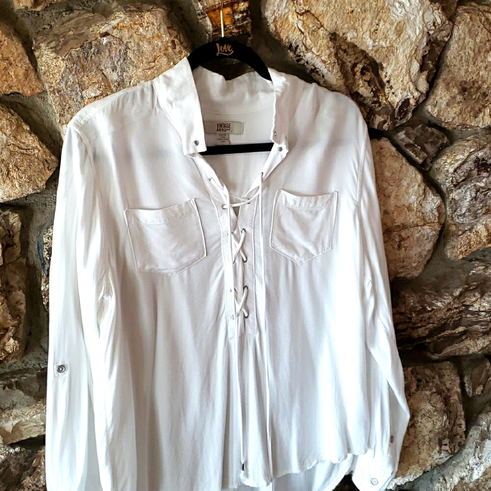 Vintage Blues Blouse